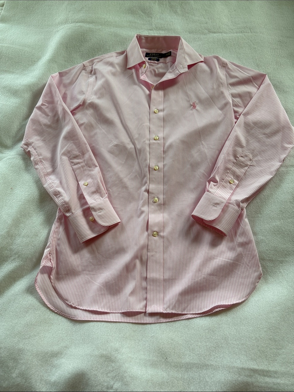 Ralph Lauren Pink Striped Men’s Dress Shirt
